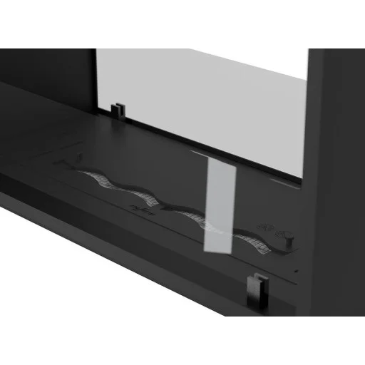 Двустранна биокамина Inside Black 1600 Slim Vertical