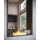 Двустранна биокамина Inside Black 1600 Slim Vertical