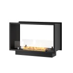 Двустранна биокамина Inside Black 800 Slim