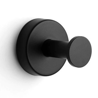 Единична закачалка Uno black, черен мат Единична закачалка Uno black, черен мат