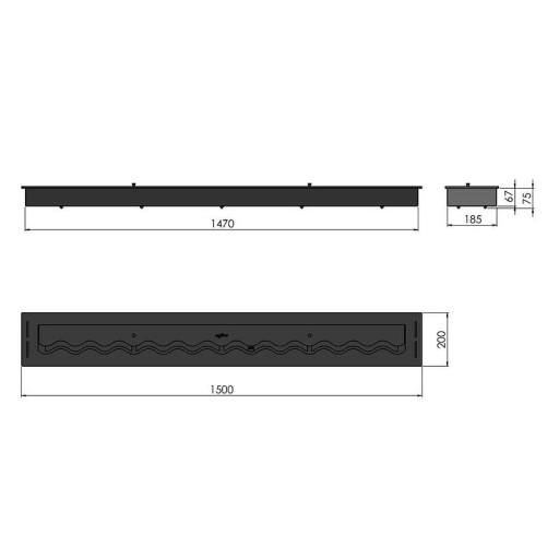 Горивна камера Infire Black Burner 1500 Горивна камера Infire Black Burner 1500