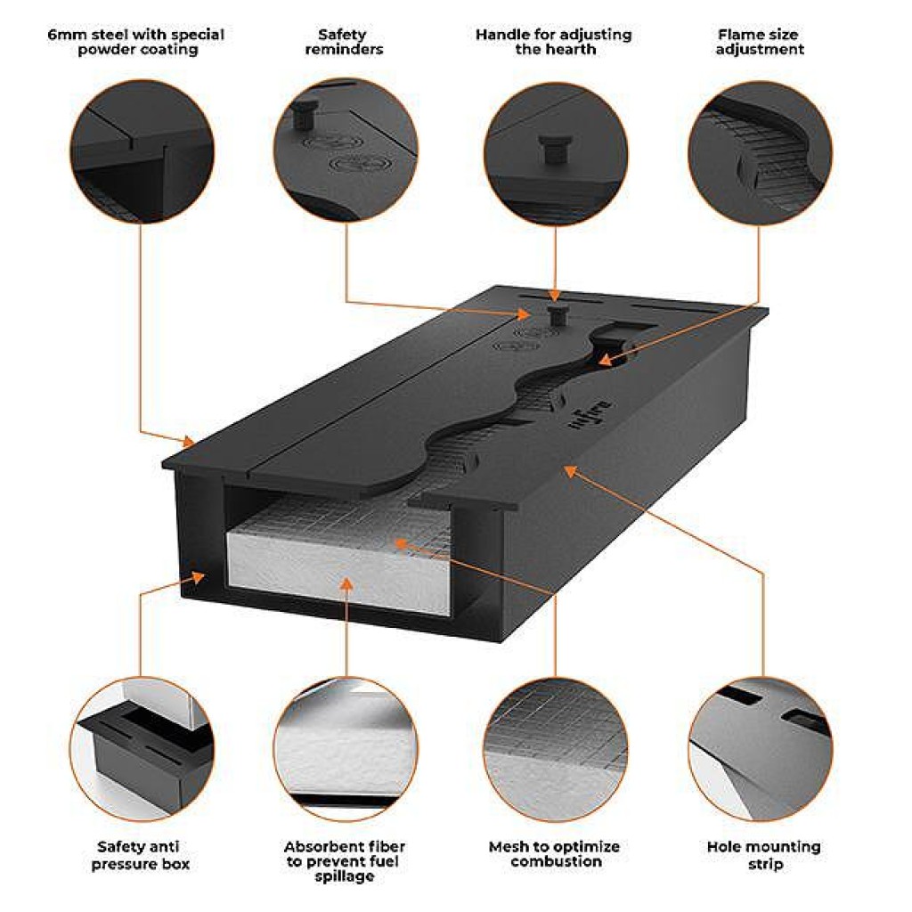 Infire 680 Горивна камера Infire Black Burner 600 - BB600. Гаранция и топ цена