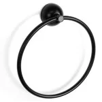 Халка за хавлия Classico black, черен мат