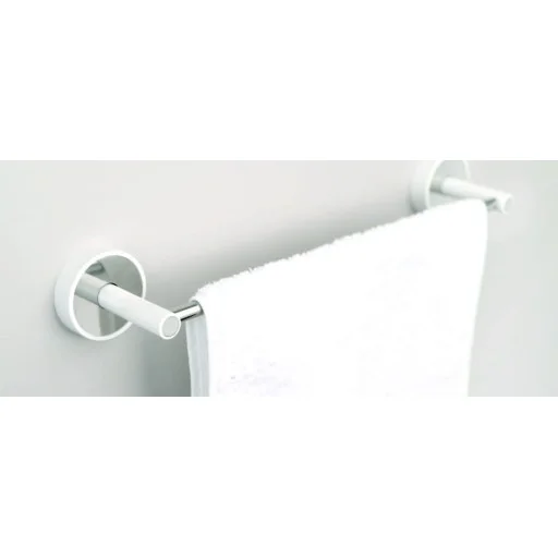 Пръчка за хавлия 50cm Optimo, бяла - IX_K-625099