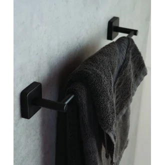 Пръчка за хавлия 60cm Quattro black, черен мат