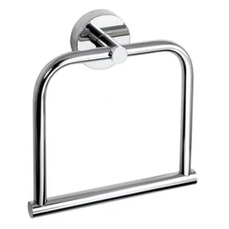 Права халка за хавлия Uno, хром