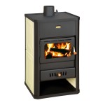 Стояща камина на дърва PRITY S1 W10 с водна риза 13.3kW