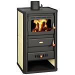 Kамина на дърва с водна риза PRITY S2 W10 13.3kW БЕЖОВА