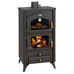 Стояща камина на дърва PRITY FGR D 14.5kW с фурна