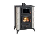 Камина на дърва с фурна и керамика PRITY F RK 12.1kW ALB