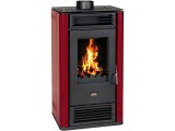 Камина на дърва PRITY K3 GT D 8.1kW с декоративни страници БОРДО
