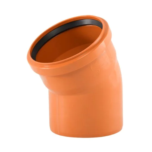 ДЪГА PVC Ф125  30°