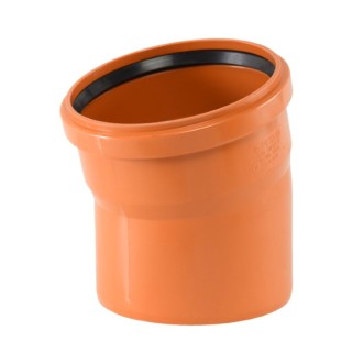 ДЪГА PVC Ф160 15° ОРАНЖЕВА ДЪГА PVC Ф160 15° ОРАНЖЕВА