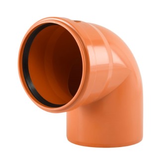 КОЛЯНО PVC Ф110  87.5° КОЛЯНО PVC Ф110  87.5°