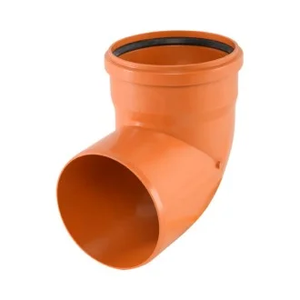 КОЛЯНО PVC Ф200  87.5°