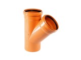 РАЗКЛОНИТЕЛ PVC 160/160 45° ОРАНЖЕВ