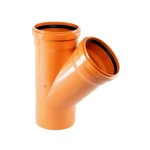 РАЗКЛОНИТЕЛ PVC 200/200  45° ОРАНЖЕВ