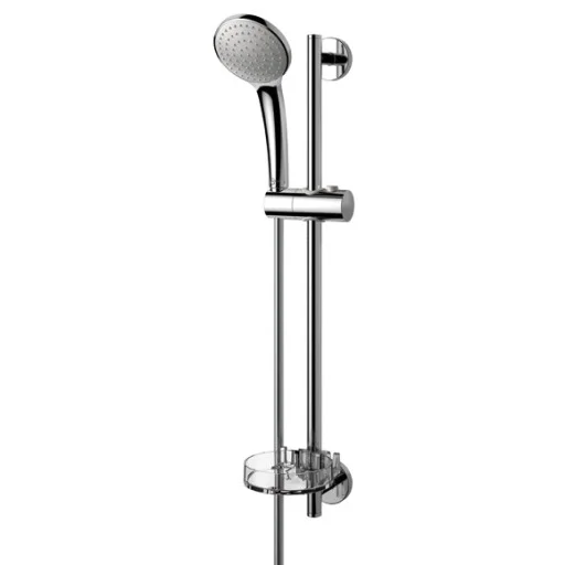 Душ комплект Idealrain classic с еднофункционален ръчен душ М1 с пласмасова сапунерка - B9412AA