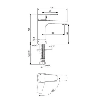 Смесител за мивка Esla BLUESTART Смесител за мивка Esla BLUESTART