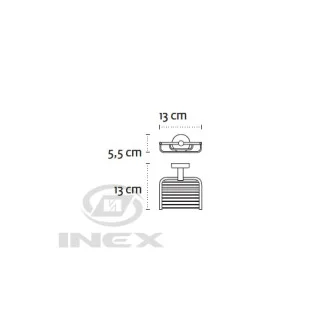 Сапунерка мрежа Uno black, черен мат