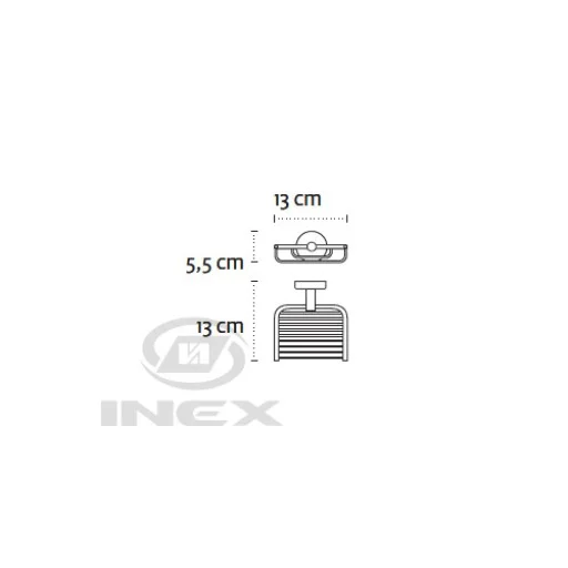 Сапунерка мрежа Uno black, черен мат - IX_K-130355 Сапунерка мрежа Uno black, черен мат - IX_K-130355