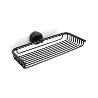 Сапунерка мрежа двойна Moderno black, черен мат