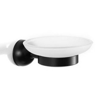 Стъклена сапунерка Classico black, черен мат Стъклена сапунерка Classico black, черен мат