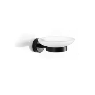 Стъклена сапунерка Moderno black, черен мат Стъклена сапунерка Moderno black, черен мат