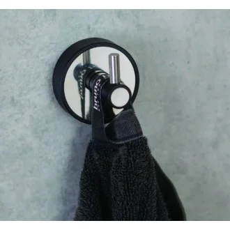 Закачалка за кърпи Optimo black, черен мат