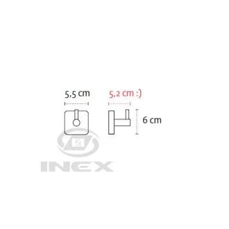 Закачалка за кърпи Quattro, хром