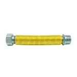 Неръждаема гъвкава връзка за ГАЗ 3/4" МЖ 40-80см разтегателна