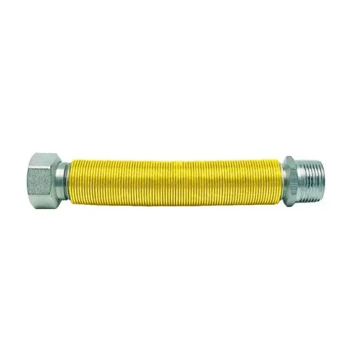 Неръждаема гъвкава връзка за ГАЗ 1/2" МЖ 50-100см разтегателна