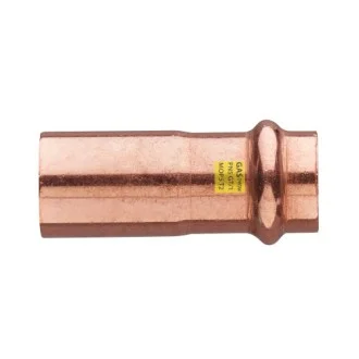 Медна прес редукция за газ - ф35 x ф22 - М/Ж