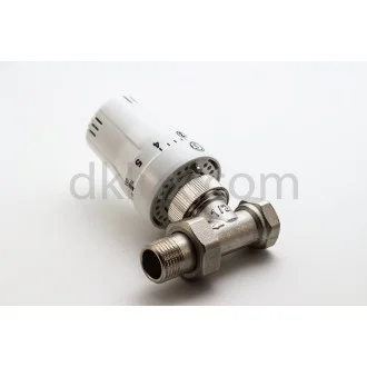 Кран комплект с термоглава - прав 1/2'' FORNARA