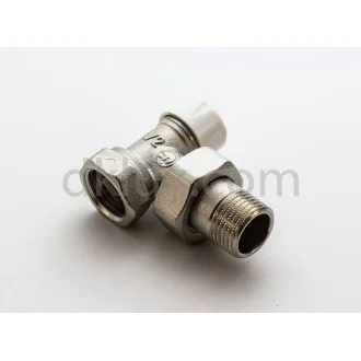 Радиаторен кран - СЕКРЕТЕН, ЪГЛОВ 1/2" FORNARA