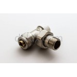 Радиаторен кран - СЕКРЕТЕН, ЪГЛОВ Ф16 FORNARA