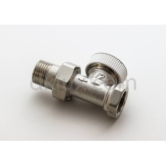 Кран за терморегулатор - прав 1/2'' FORNARA Кран за терморегулатор - прав 1/2'' FORNARA