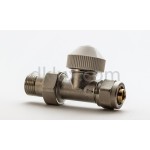 Кран за терморегулатор - прав с АДАПТОР Ф16 FORNARA