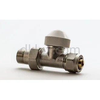 Кран за терморегулатор - прав с АДАПТОР Ф16 FORNARA