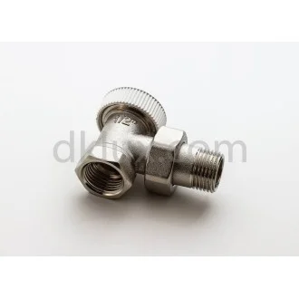 Кран за терморегулатор - ъглов 1/2'' FORNARA