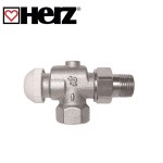 Термостатичен радиаторен кран Herz TS-90 ЪГЛОВ 1/2" АКСИАЛЕН