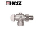 Термостатичен радиаторен кран Herz TS-90 ЪГЛОВ 1/2" АКСИАЛЕН