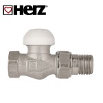 Термостатичен радиаторен кран Herz TS-90 ПРАВ 1"