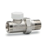 Радиаторен кран - СЕКРЕТЕН прав 24*19 LUXOR Италия