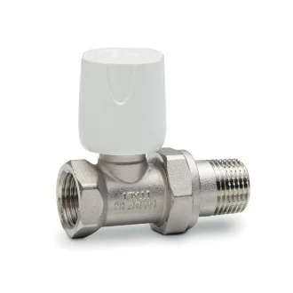 Радиаторен кран - ОБИКНОВЕН прав 1/2" LUXOR Италия Радиаторен кран - ОБИКНОВЕН прав 1/2" LUXOR Италия