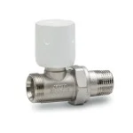 Радиаторен кран - ОБИКНОВЕН прав 24*19 LUXOR Италия