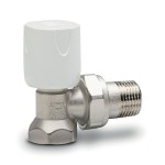 Радиаторен кран - ОБИКНОВЕН ъглов 1/2" LUXOR Италия