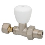 Радиаторен кран - ПРАВ с АДАПТОР Ф16 FORNARA