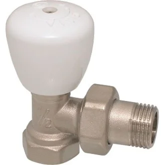 Радиаторен кран - ЪГЛОВ 1/2'' FORNARA
