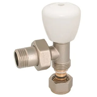 Радиаторен кран - ЪГЛОВ с АДАПТОР Ф16 Fornara Радиаторен кран - ЪГЛОВ с АДАПТОР Ф16 Fornara